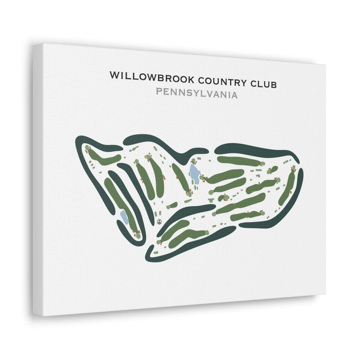 Willowbrook Country Club, Pennsylvania - Printed Golf Courses