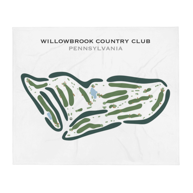 Willowbrook Country Club, Pennsylvania - Printed Golf Courses