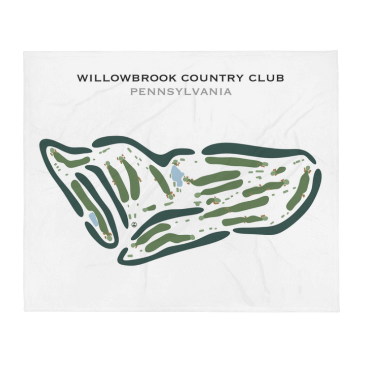 Willowbrook Country Club, Pennsylvania - Printed Golf Courses