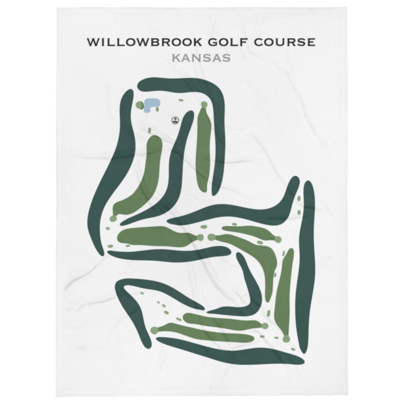 Willowbrook Golf Course, Kansas - Printed Golf Course