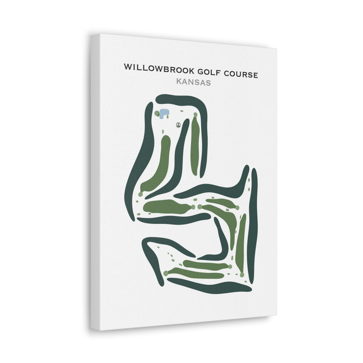 Willowbrook Golf Course, Kansas - Printed Golf Course
