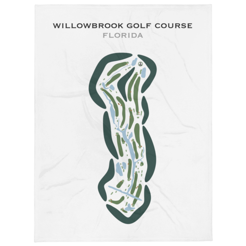 Willowbrook Golf Course, Florida - Printed Golf Courses