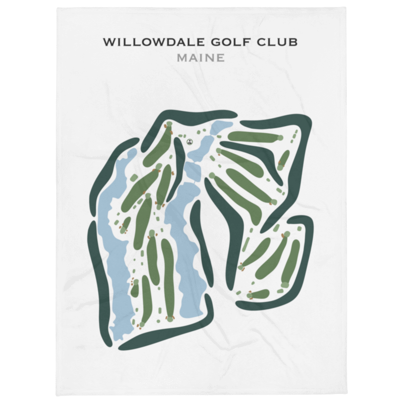 Willowdale Golf Club, Maine - Printed Golf Course