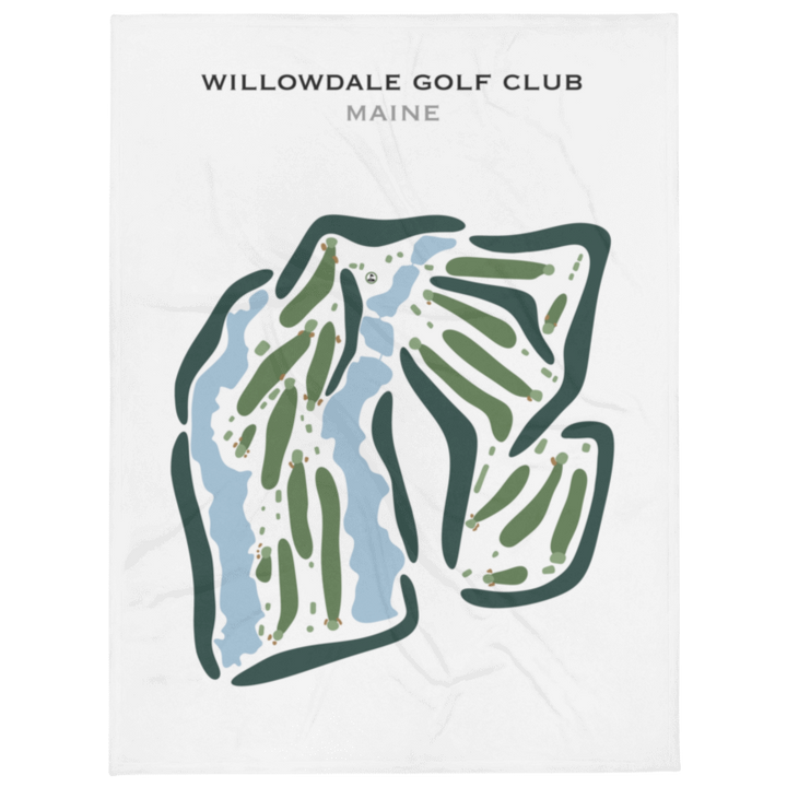 Willowdale Golf Club, Maine - Printed Golf Course