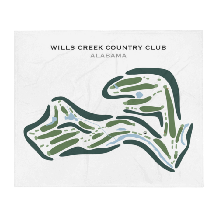 Wills Creek Country Club, Alabama - Printed Golf Courses