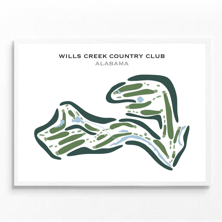 Wills Creek Country Club, Alabama - Printed Golf Courses