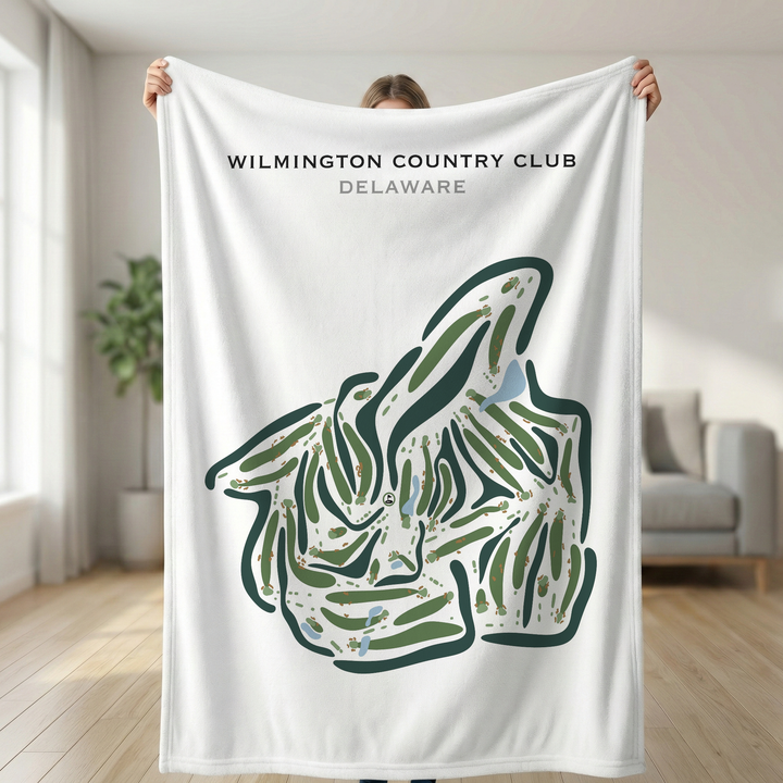 Wilmington Country Club, Delaware - Printed Golf Course
