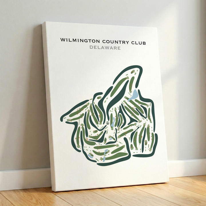 Wilmington Country Club, Delaware - Printed Golf Course