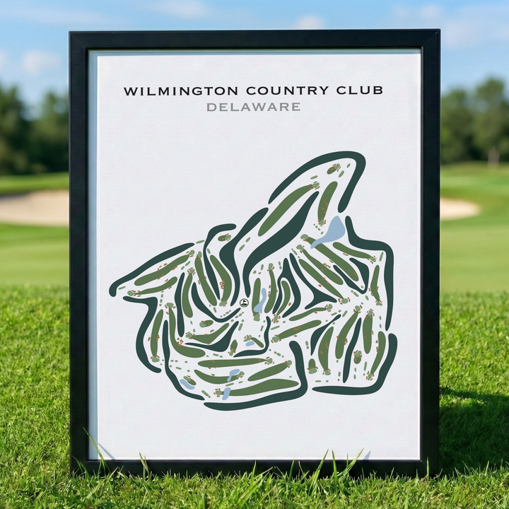 Wilmington Country Club, Delaware - Printed Golf Course