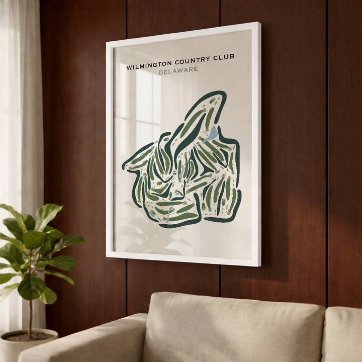 Wilmington Country Club, Delaware - Printed Golf Course