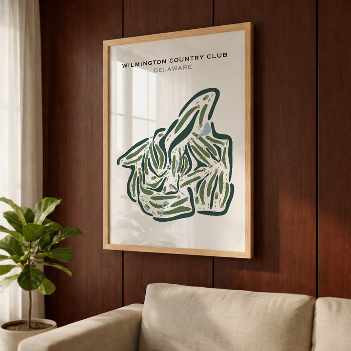 Wilmington Country Club, Delaware - Printed Golf Course