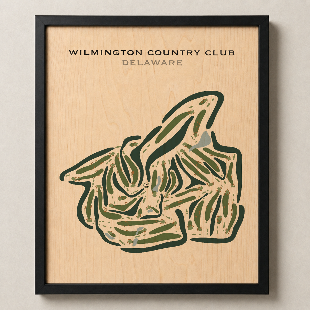 Wilmington Country Club, Delaware - Printed Golf Course