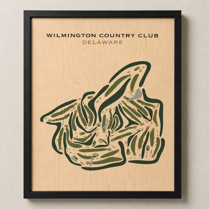 Wilmington Country Club, Delaware - Printed Golf Course