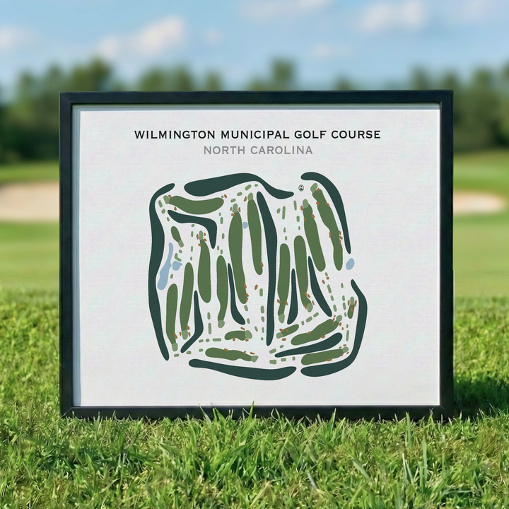 Wilmington Municipal Golf Course, North Carolina - Printed Golf Courses