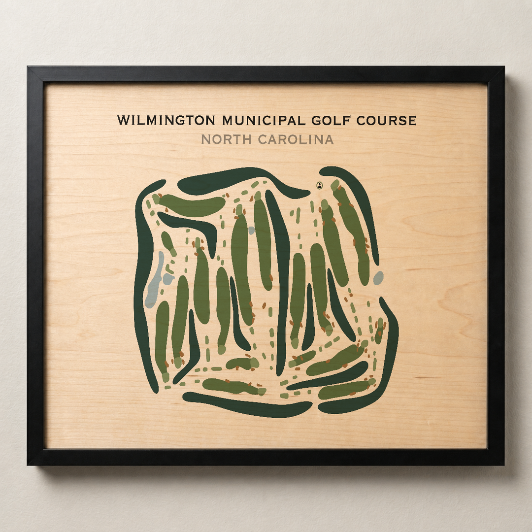 Wilmington Municipal Golf Course, North Carolina - Printed Golf Courses