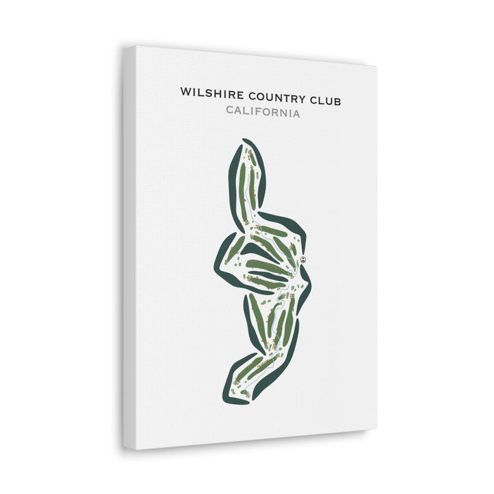 Wilshire Country Club, California - Printed Golf Courses