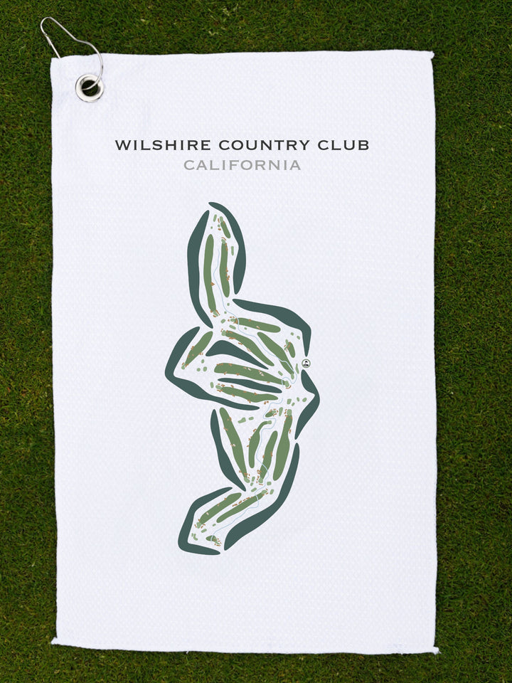 Wilshire Country Club, California - Printed Golf Courses