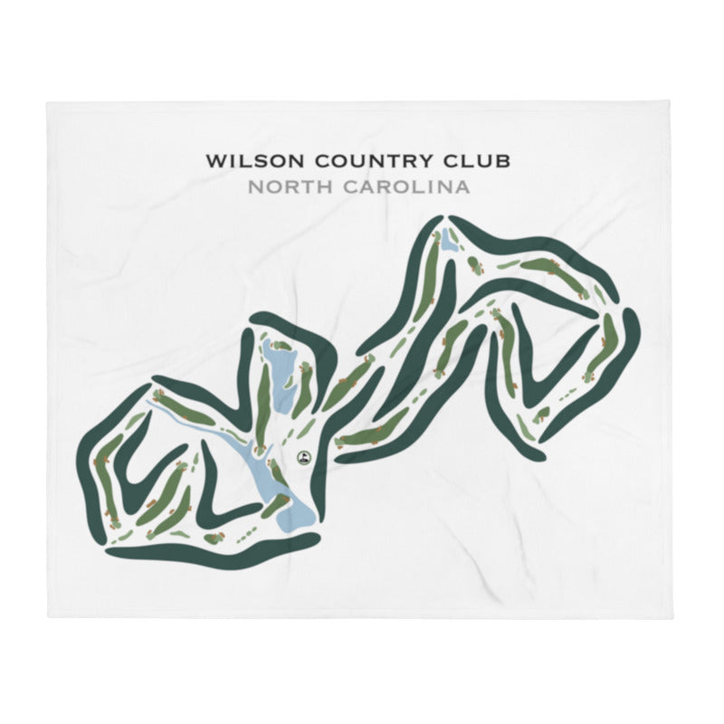 Wilson Country Club, North Carolina - Printed Golf Courses