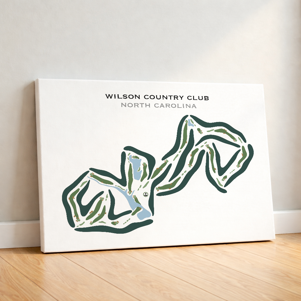 Wilson Country Club, North Carolina - Printed Golf Courses