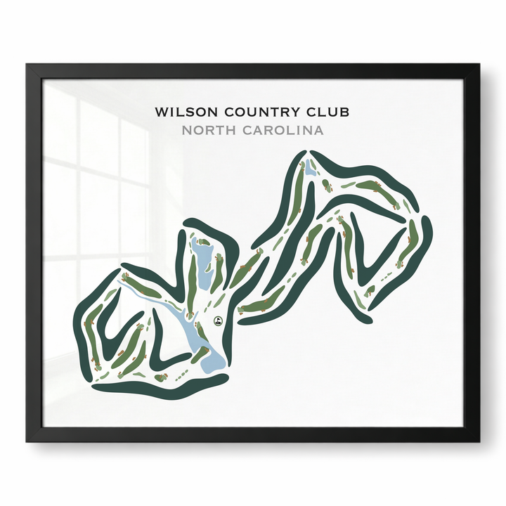 Wilson Country Club, North Carolina - Printed Golf Courses