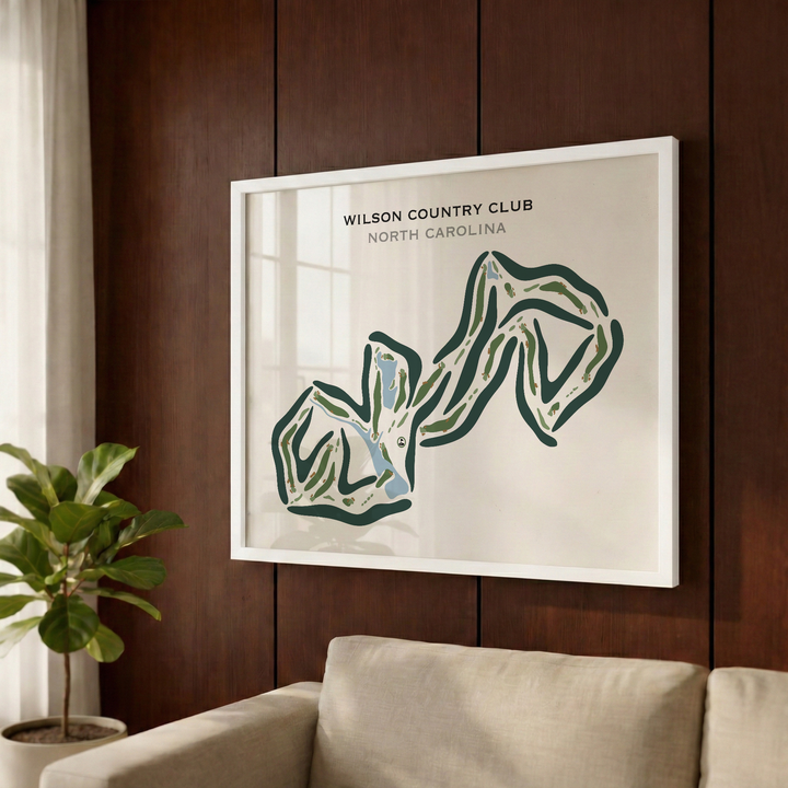 Wilson Country Club, North Carolina - Printed Golf Courses