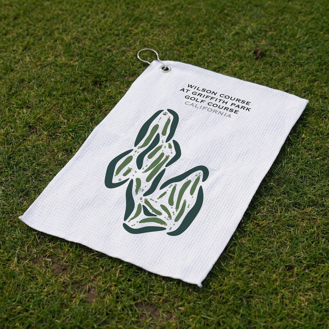 Wilson Course at Griffith Park Golf Courses, California - Printed Golf Courses