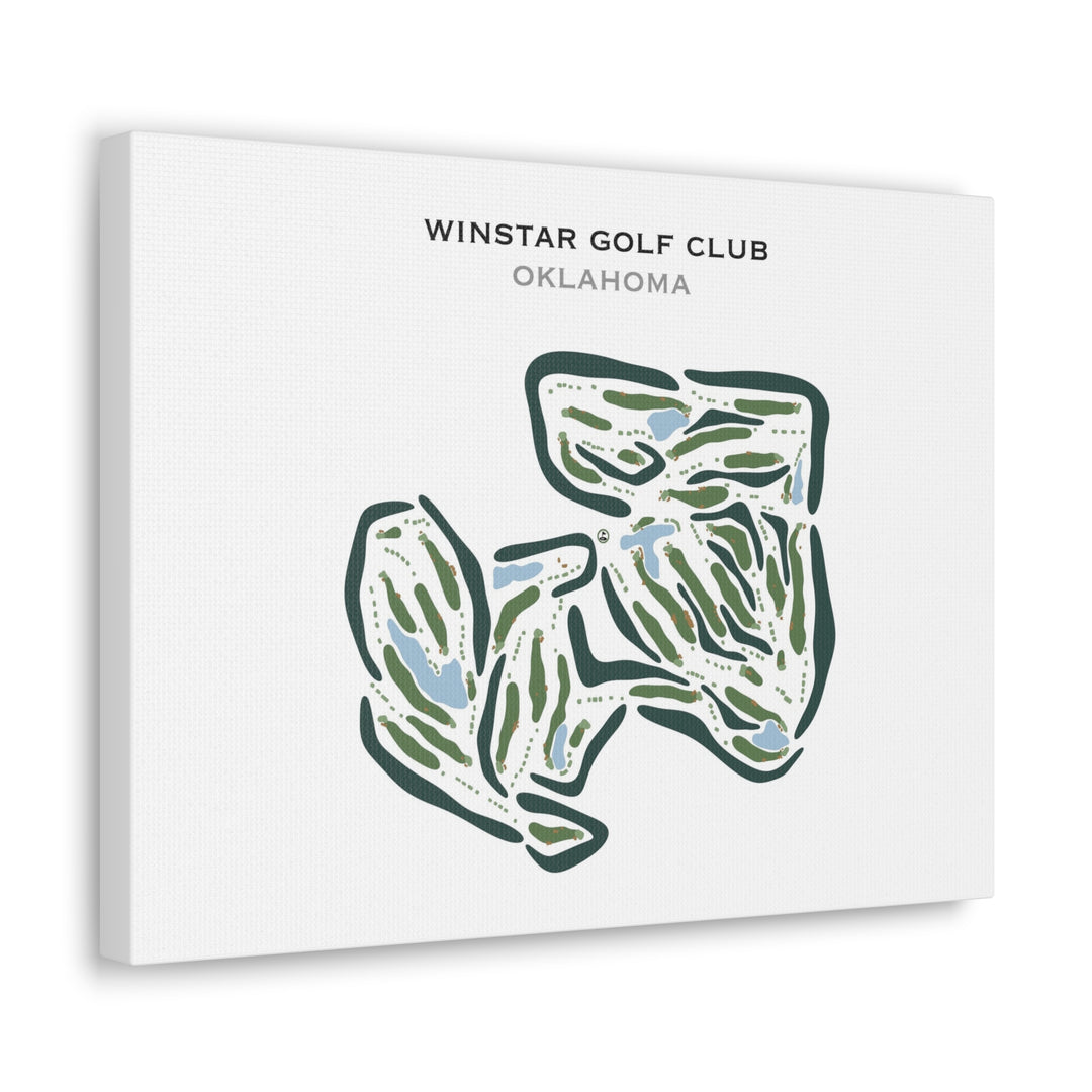 WinStar Golf Club, Oklahoma - Printed Golf Courses