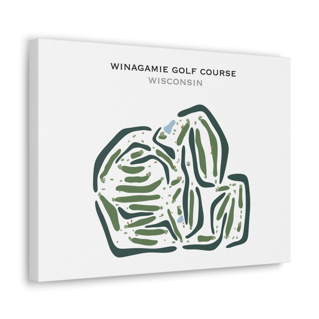 Winagamie Golf Course, Wisconsin - Printed Golf Courses