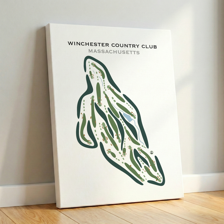 Winchester Country Club, Massachusetts - Printed Golf Courses