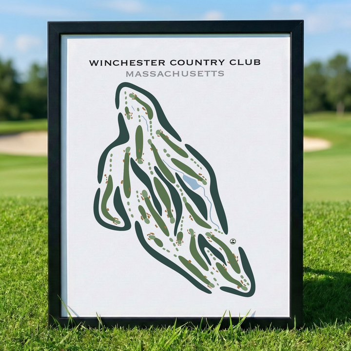 Winchester Country Club, Massachusetts - Printed Golf Courses