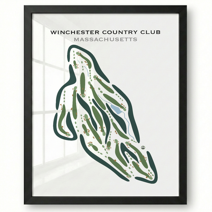 Winchester Country Club, Massachusetts - Printed Golf Courses