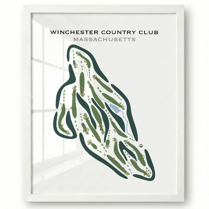 Winchester Country Club, Massachusetts - Printed Golf Courses