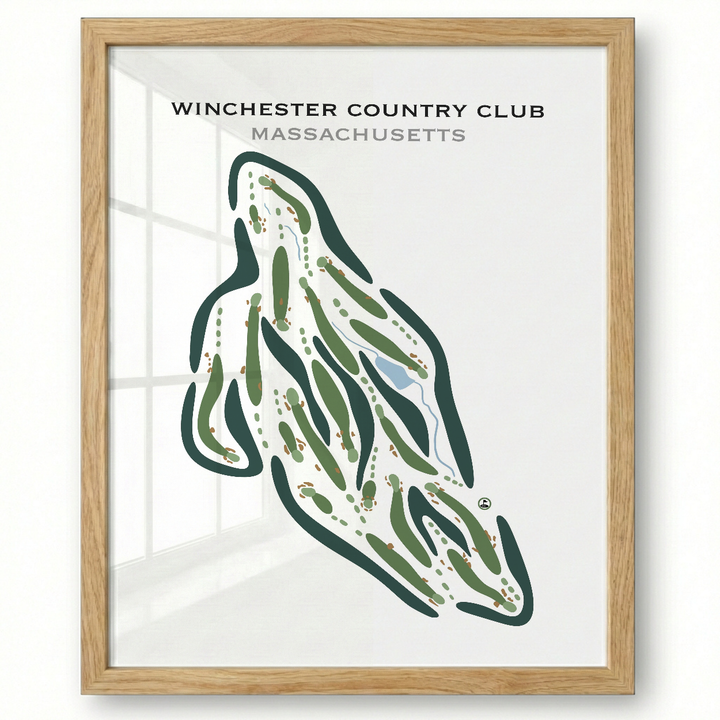 Winchester Country Club, Massachusetts - Printed Golf Courses