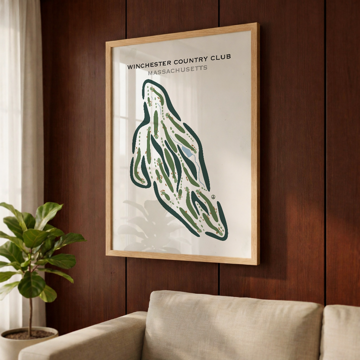 Winchester Country Club, Massachusetts - Printed Golf Courses