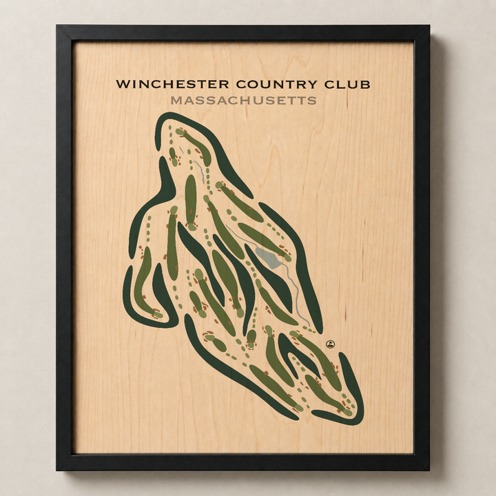 Winchester Country Club, Massachusetts - Printed Golf Courses