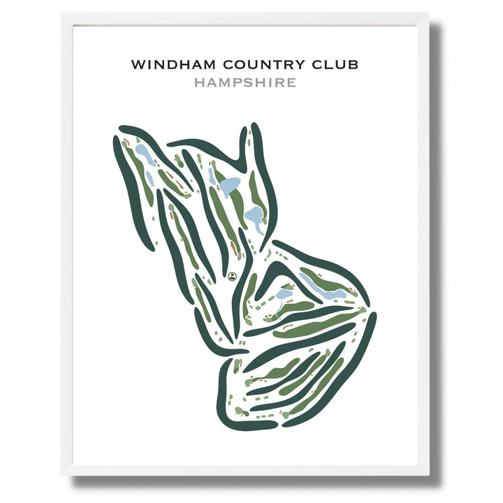 Windham Country Club, New Hampshire - Printed Golf Courses