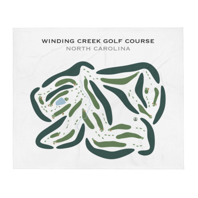 Winding Creek Golf Course, North Carolina - Printed Golf Courses