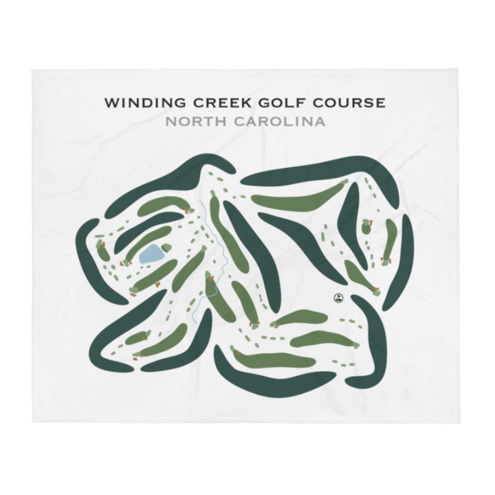 Winding Creek Golf Course, North Carolina - Printed Golf Courses