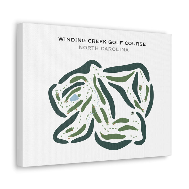 Winding Creek Golf Course, North Carolina - Printed Golf Courses