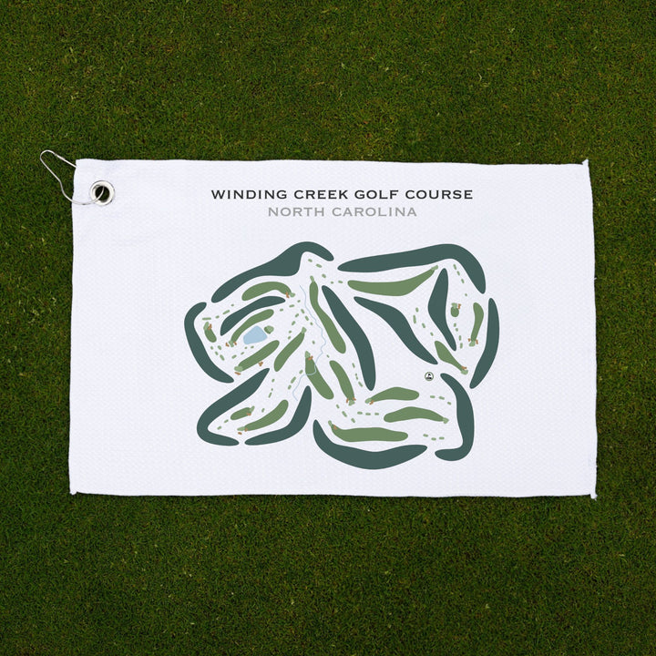 Winding Creek Golf Course, North Carolina - Printed Golf Courses