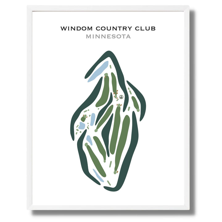 Windom Country Club, Minnesota - Printed Golf Courses