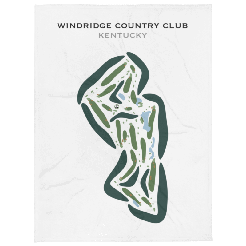 Windridge Country Club, Kentucky - Printed Golf Courses