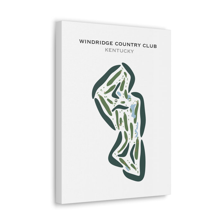 Windridge Country Club, Kentucky - Printed Golf Courses