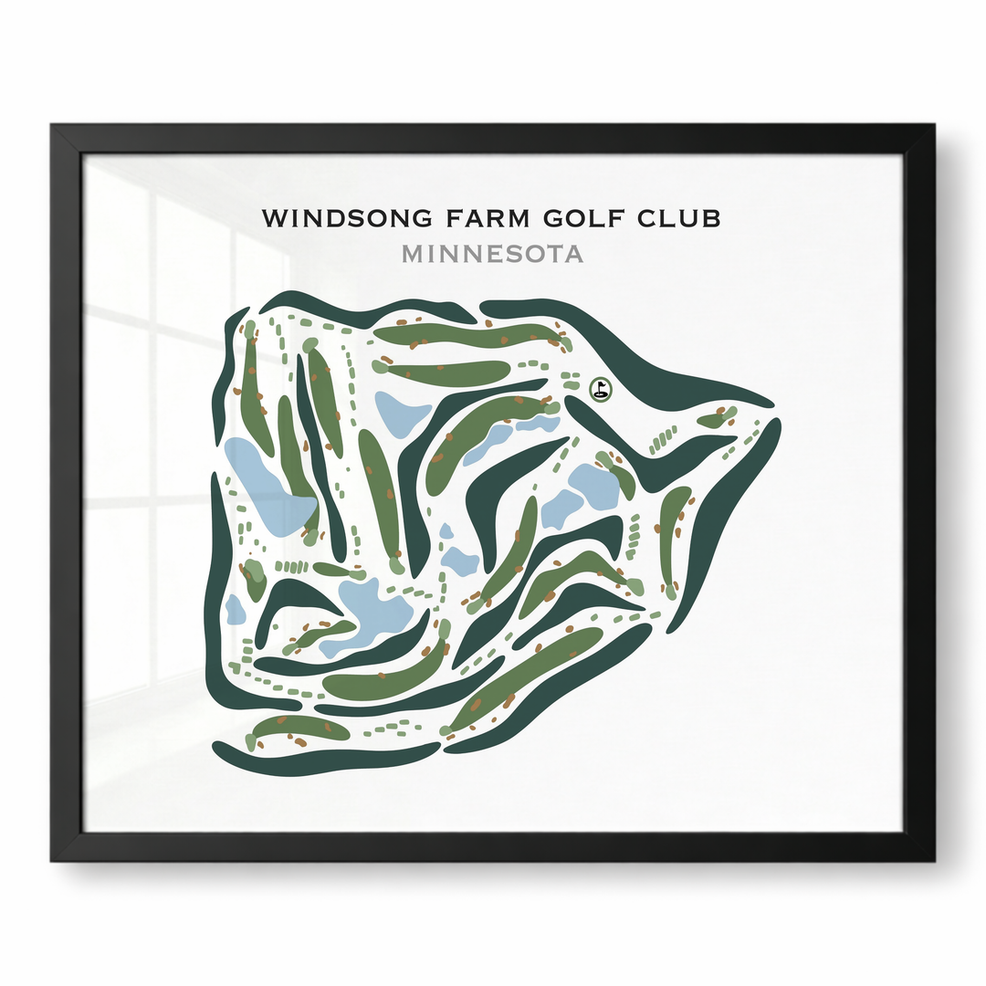 Windsong Farm Golf Club, Minnesota - Printed Golf Courses