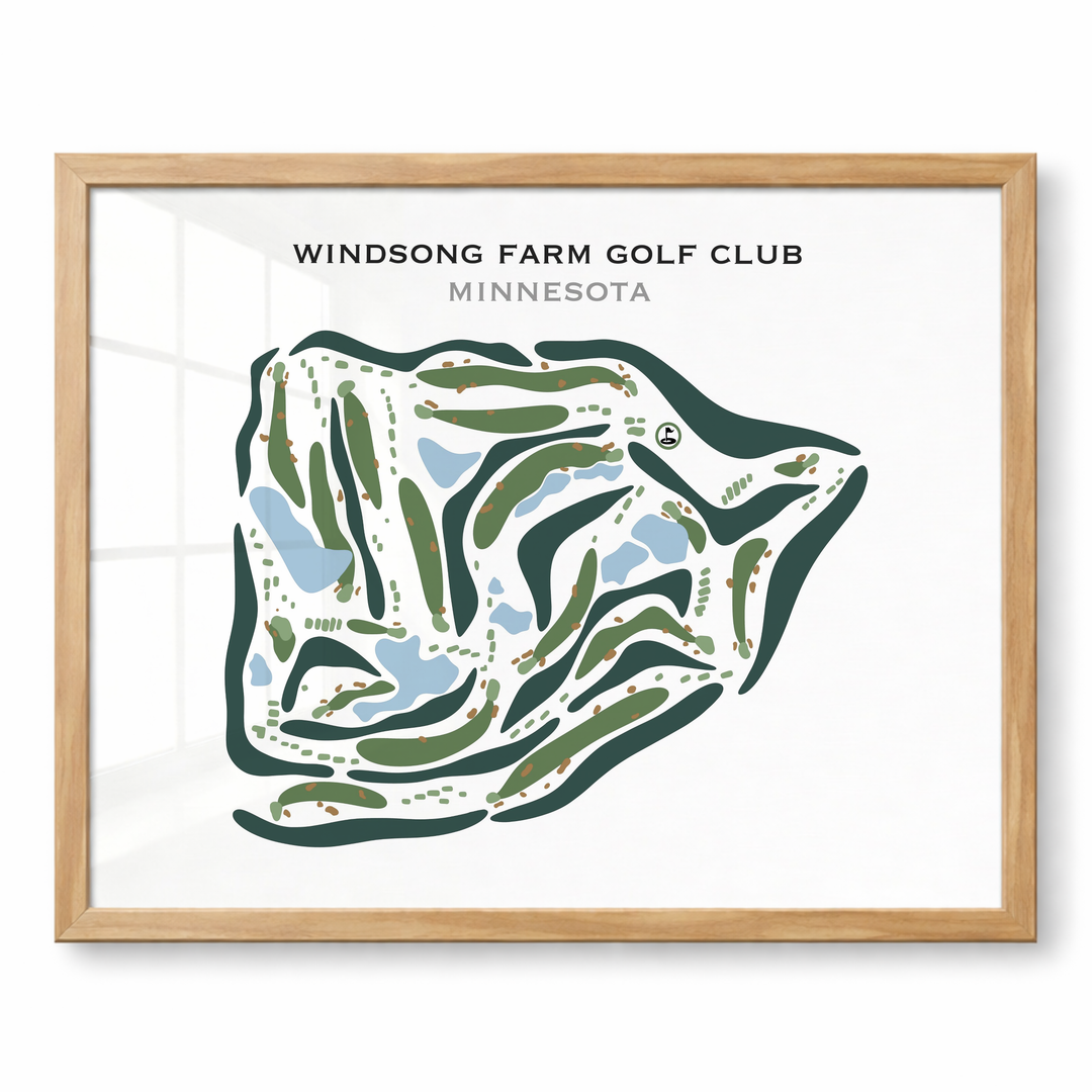 Windsong Farm Golf Club, Minnesota - Printed Golf Courses