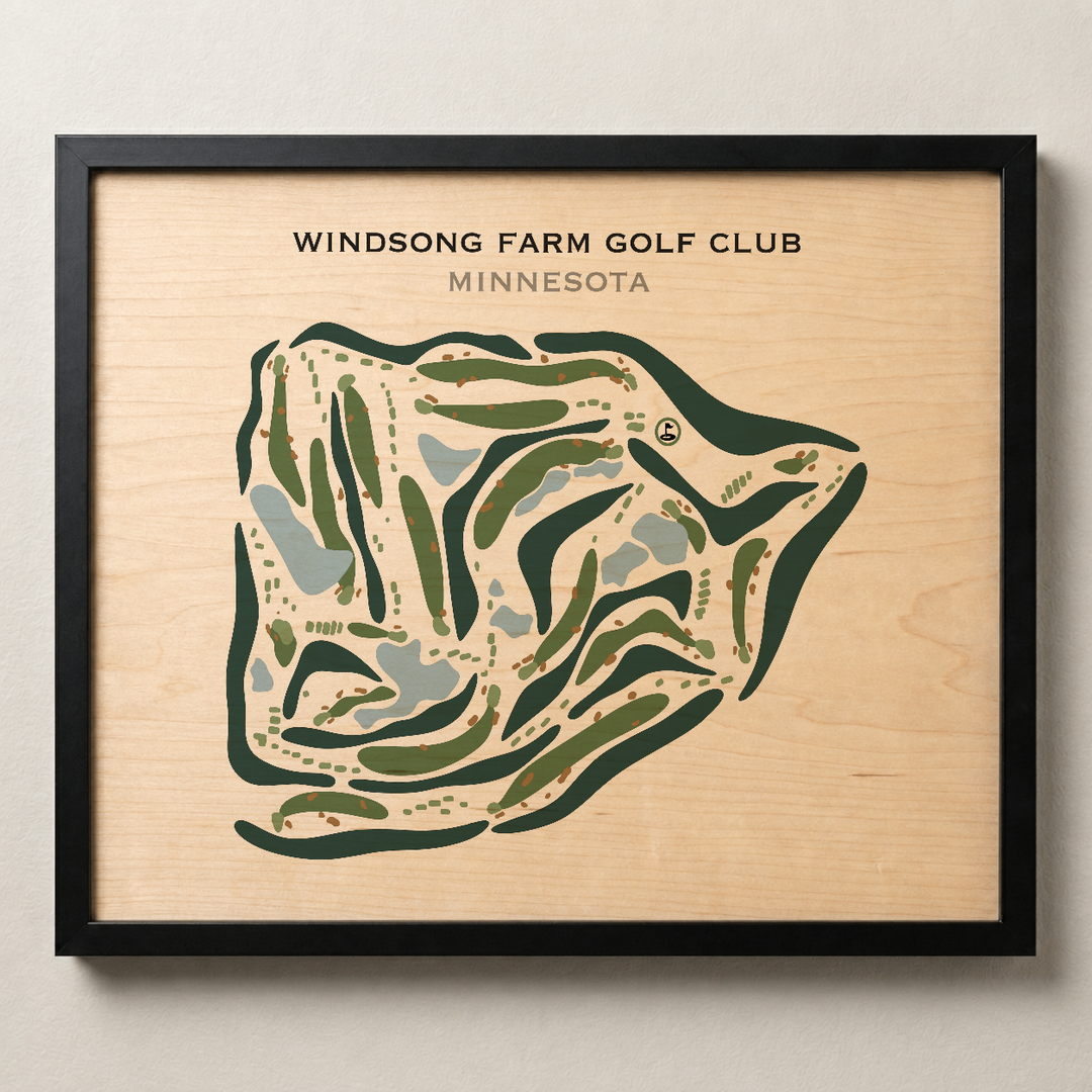 Windsong Farm Golf Club, Minnesota - Printed Golf Courses
