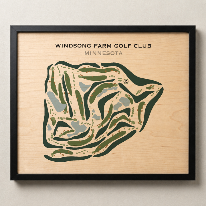 Windsong Farm Golf Club, Minnesota - Printed Golf Courses