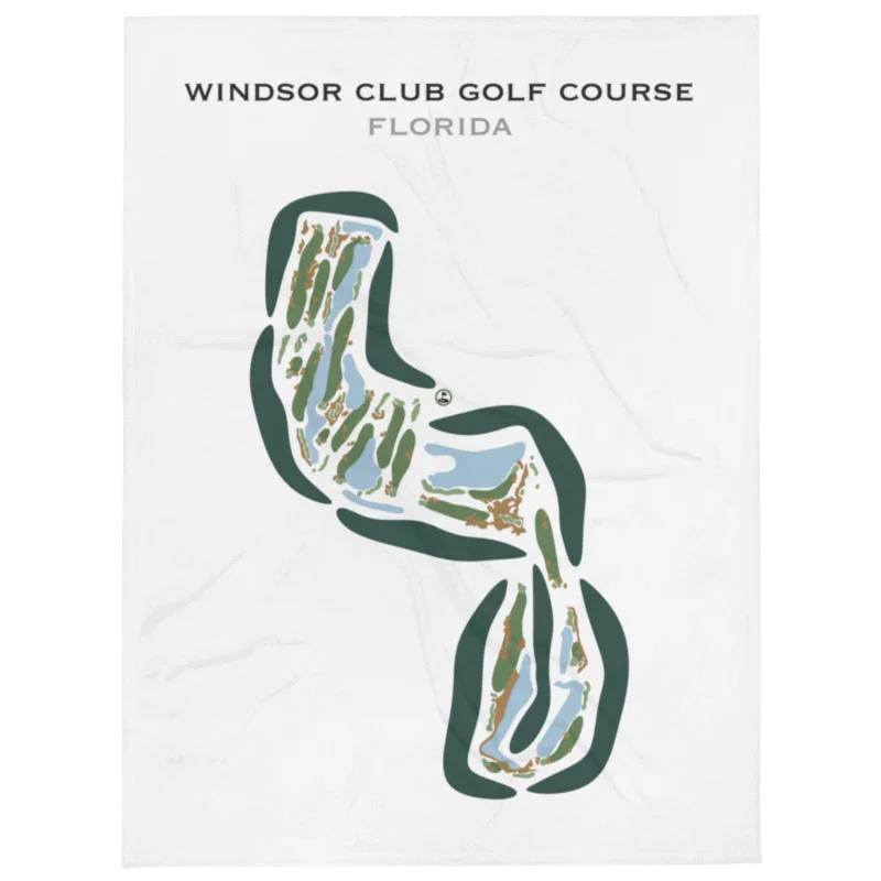Windsor Club Golf Course, Florida - Printed Golf Courses