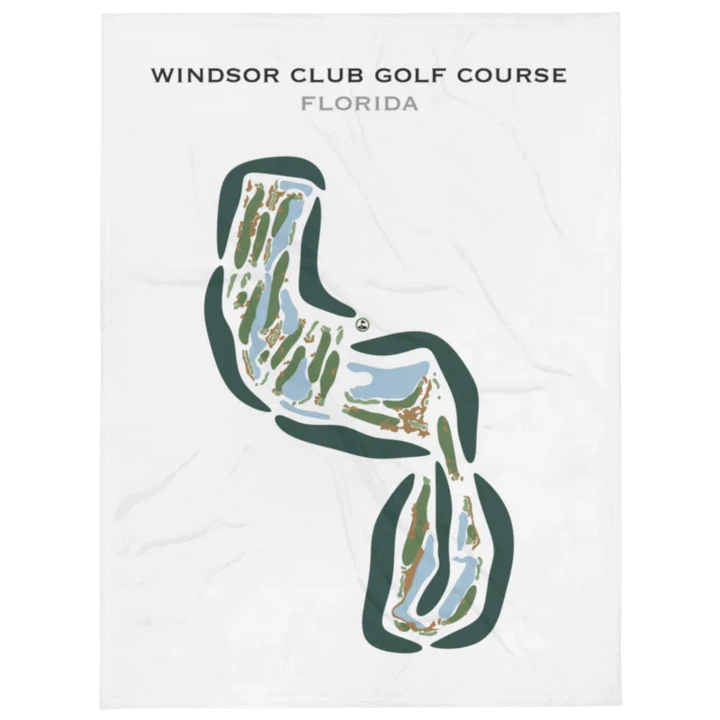 Windsor Club Golf Course, Florida - Printed Golf Courses