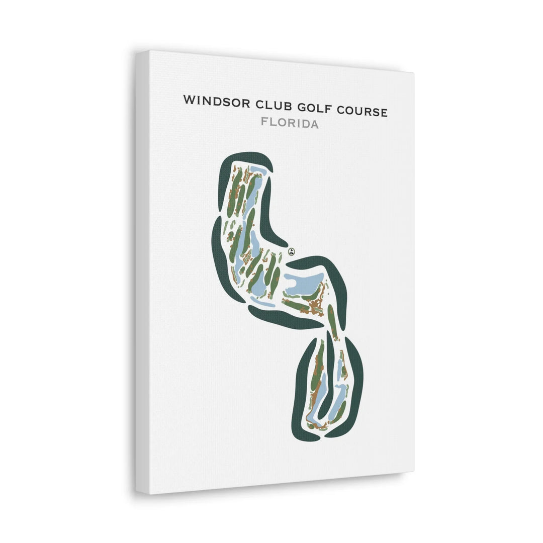 Windsor Club Golf Course, Florida - Printed Golf Courses